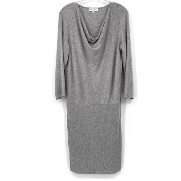 Anthropologie Dress Women's Small Michael Stars Cecile Brushed Jersey Cowl Neck - Picture 10 of 10